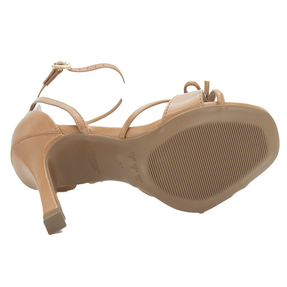 Sandália Feminina Bebecê T7539-468 - Marrom Marrom 4