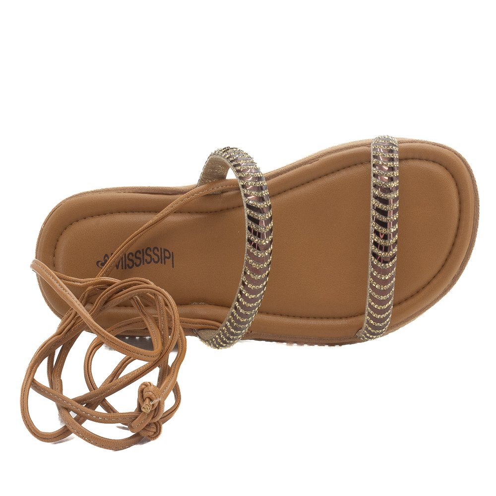 Sandália Feminina Mississipi MF441 - Bronze Marrom 5