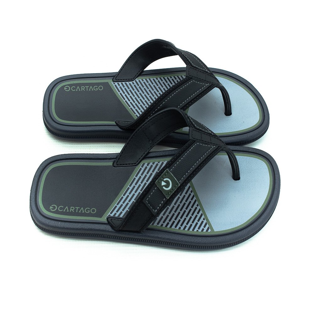 Chinelo Masculino Cartago Maiorca - Cinza Cinza 2
