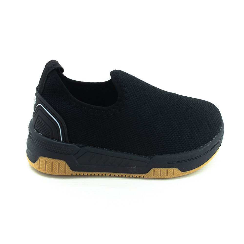Tênis Infantil Menino Botinho 3-Bx - Preto