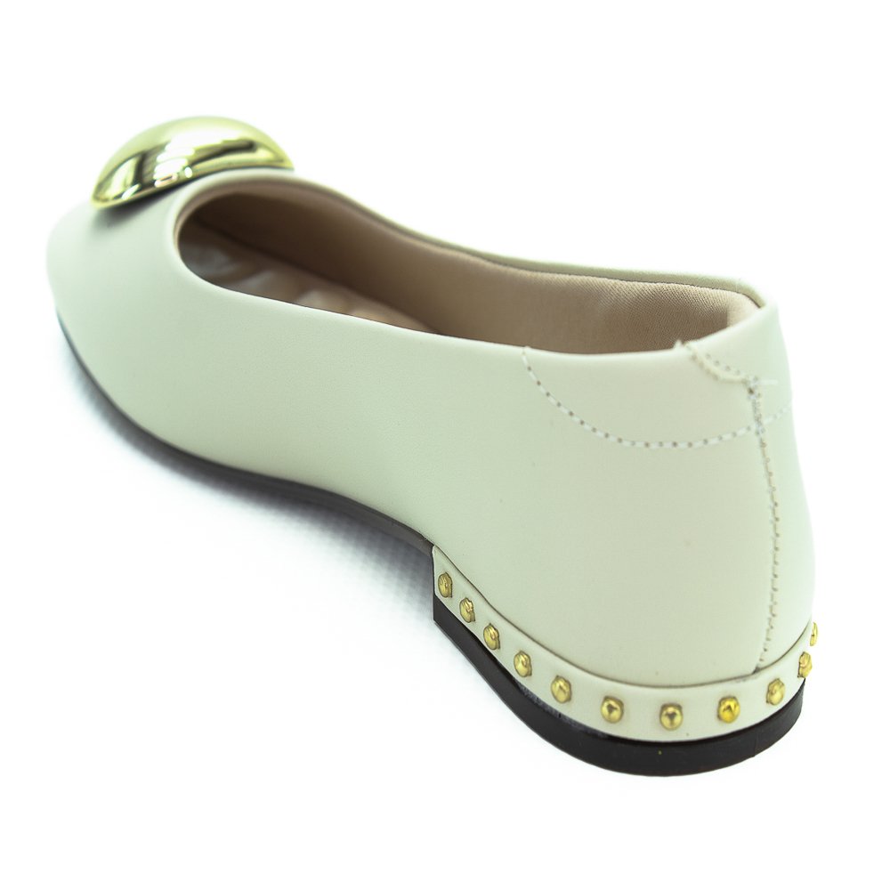 Sapatilha Feminina Moleca 5820.205 - Branco Branco 3