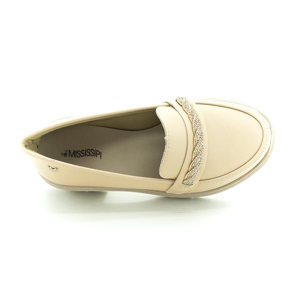Mocassim Feminino Mississipi MI884 - Bege Bege 5