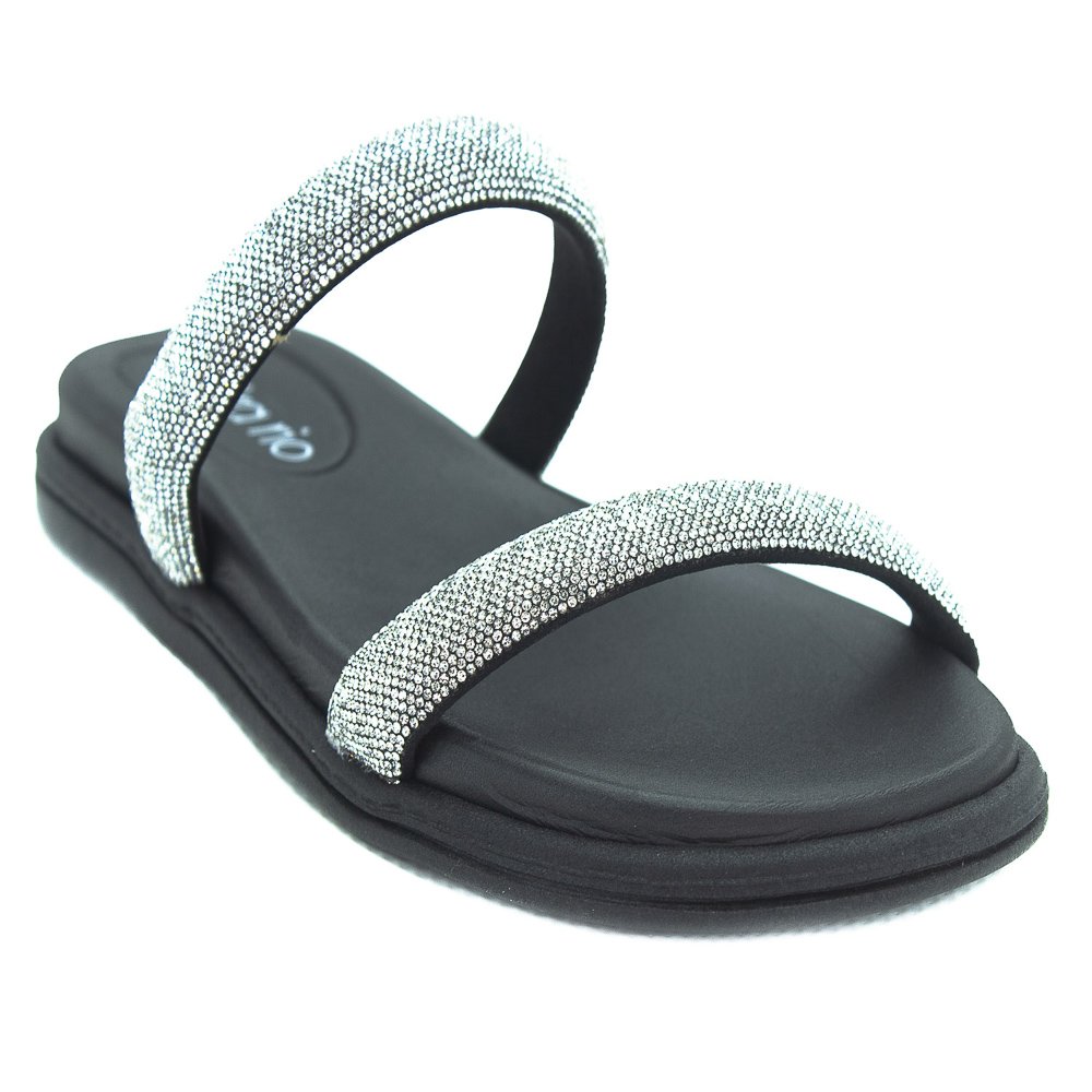 Chinelo Feminino Beira Rio 8488.122 - Preto Preto 2
