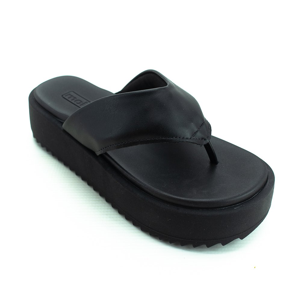 Chinelo Feminino Moleca 5489.100 - Preto Preto 2