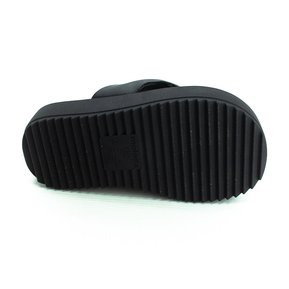 Chinelo Feminino Moleca 5489.100 - Preto Preto 4