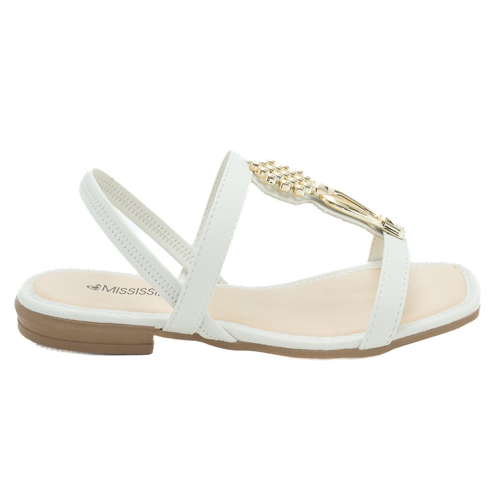 Sandália Feminina Mississipi MF311 - Off White