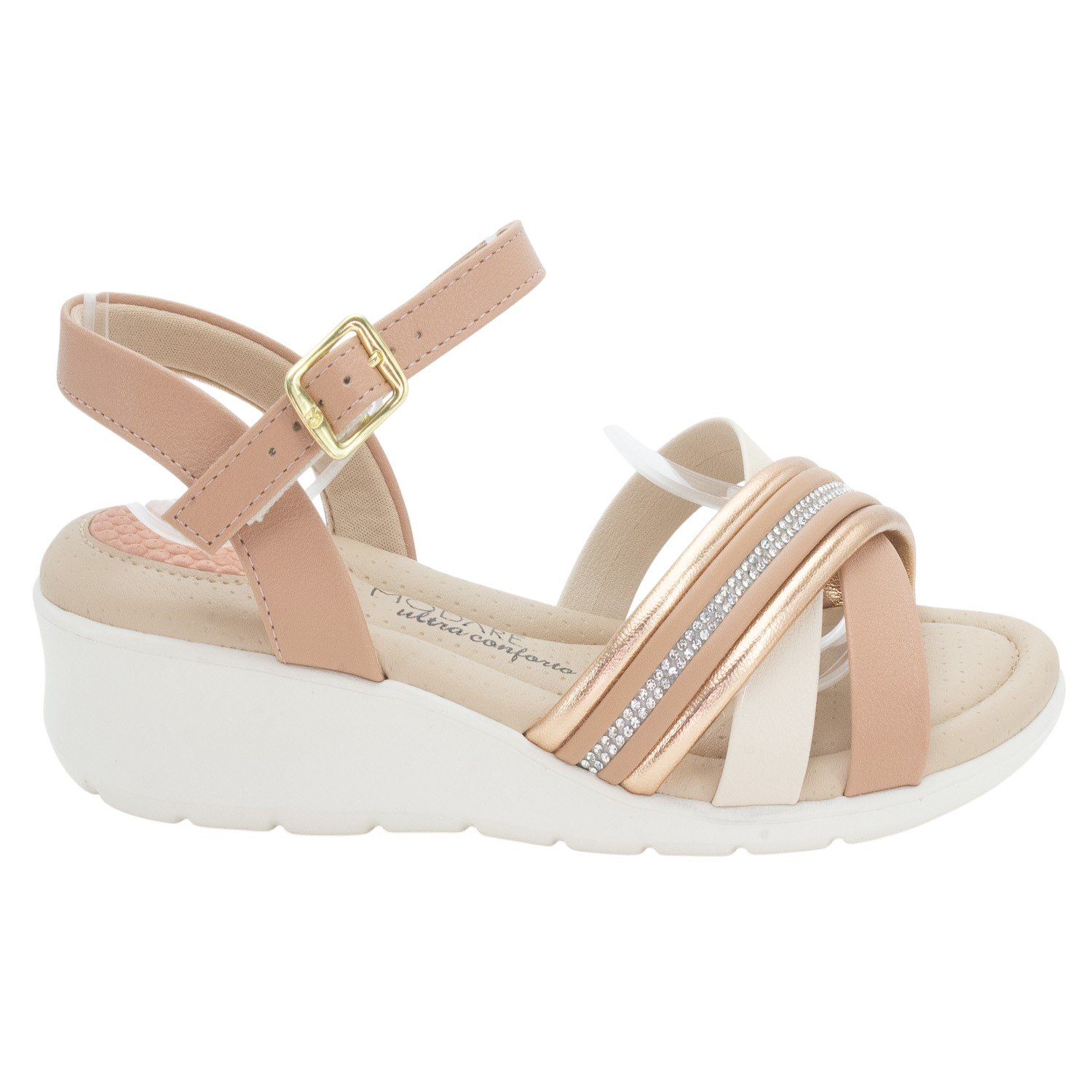 Sandália Feminina Modare 7190.102 - Ouro Rosado