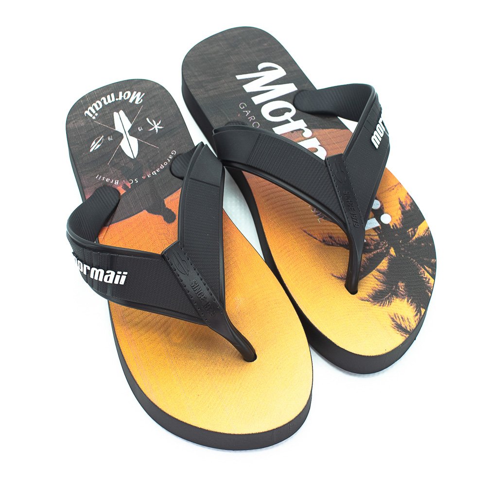 Chinelo Masculino Mormaii Tropical - Preto