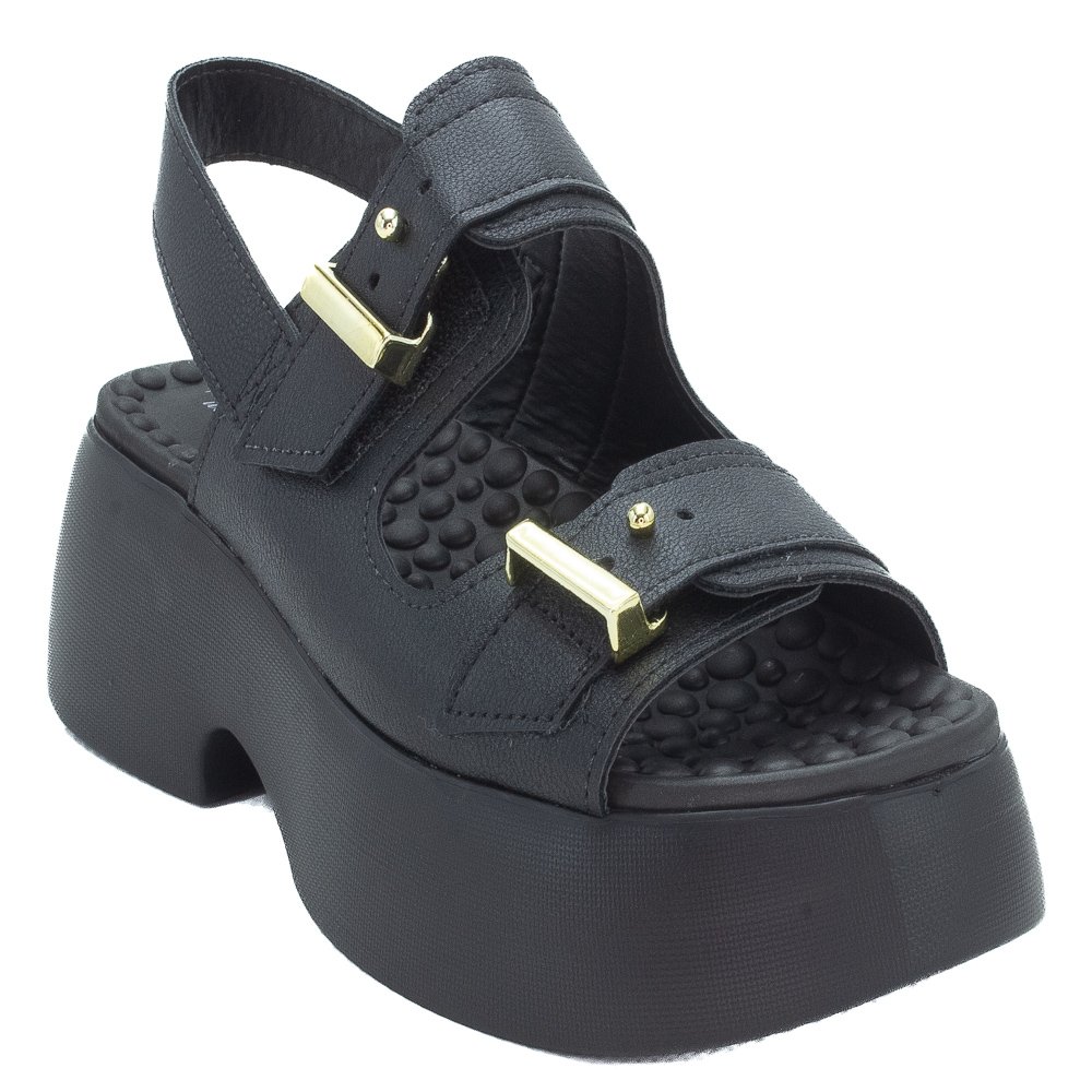Sandália Feminina Modare 7210.208 - Preto Preto 2