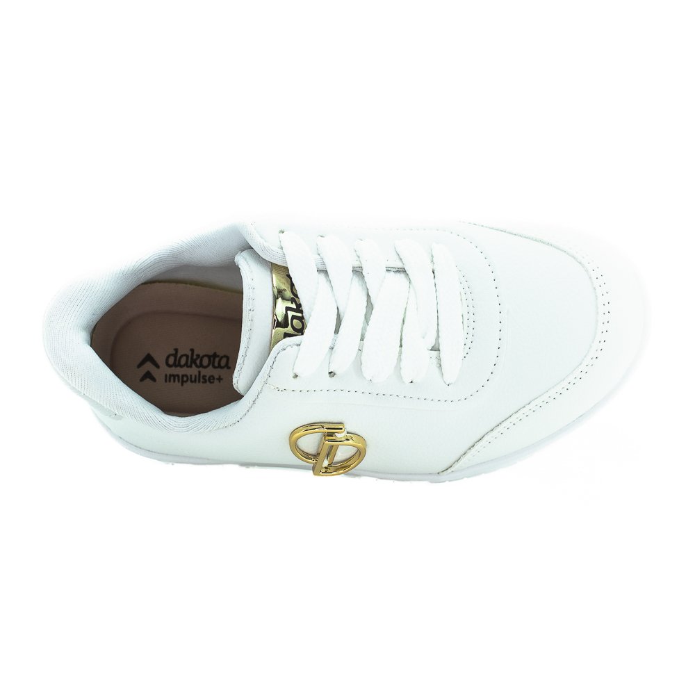 Tênis Feminino Dakota D0182.0006 - Branco Branco 5