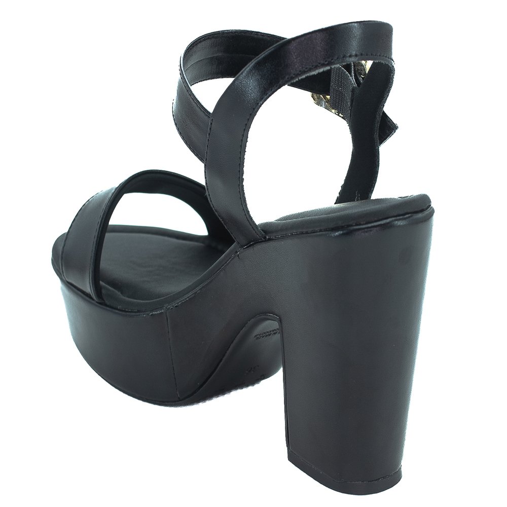 Sandália Feminina Bebecê T5118-188 - Preto Preto 3