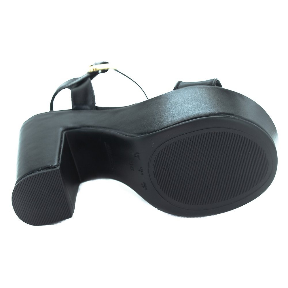 Sandália Feminina Bebecê T5118-188 - Preto Preto 4