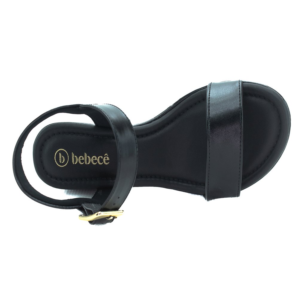Sandália Feminina Bebecê T5118-188 - Preto Preto 5