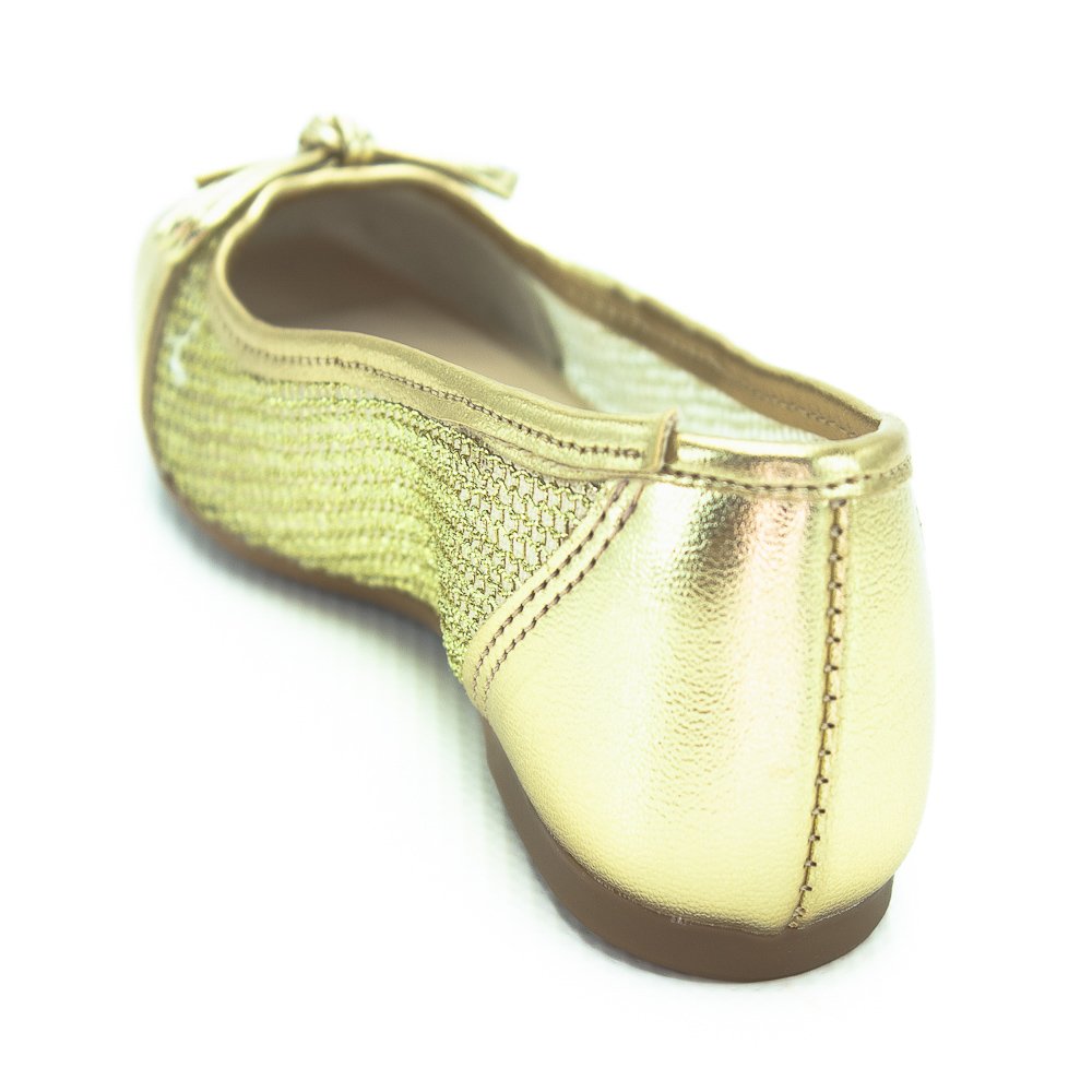 Sapatilha Infantil Menina Molekinha 2548.216 - Dourado Dourado 3