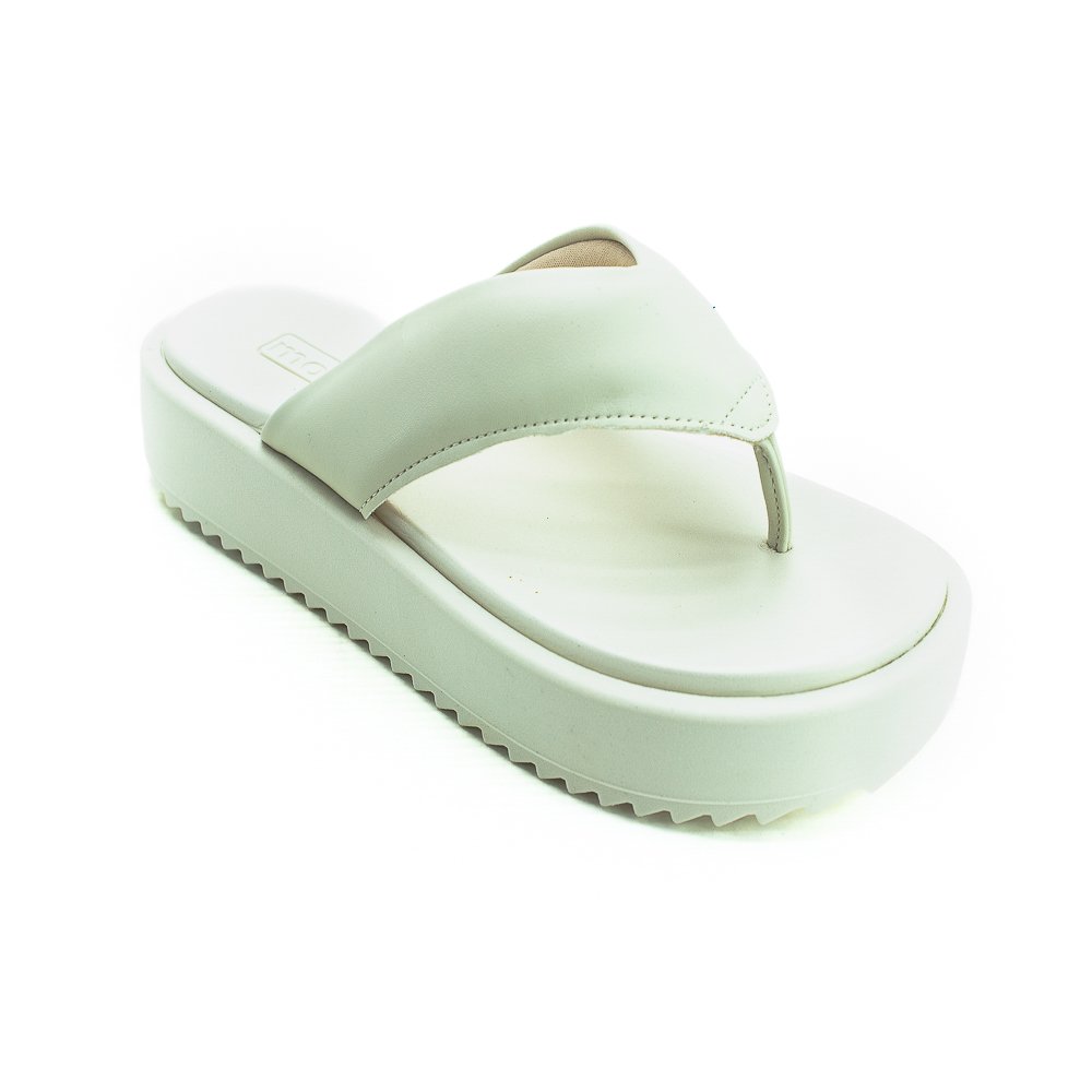 Chinelo Feminino Moleca 5489.100 - Branco Branco 2
