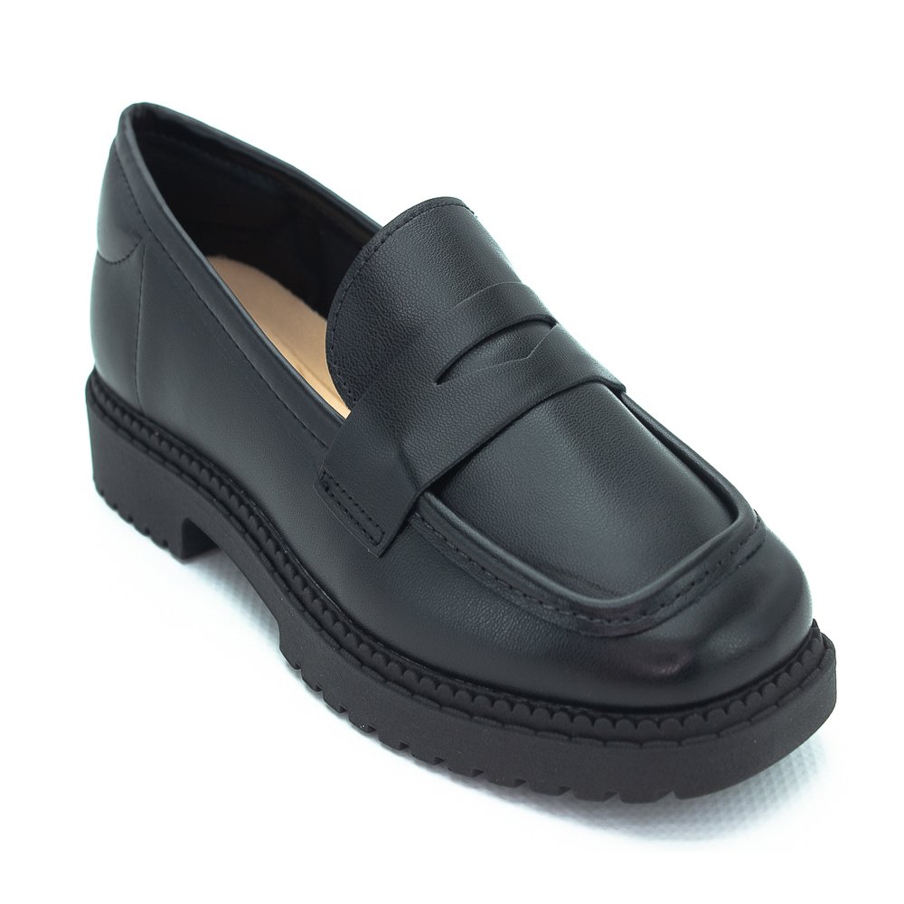 Mocassim Feminino Moleca 5823.100 - Preto Preto 2