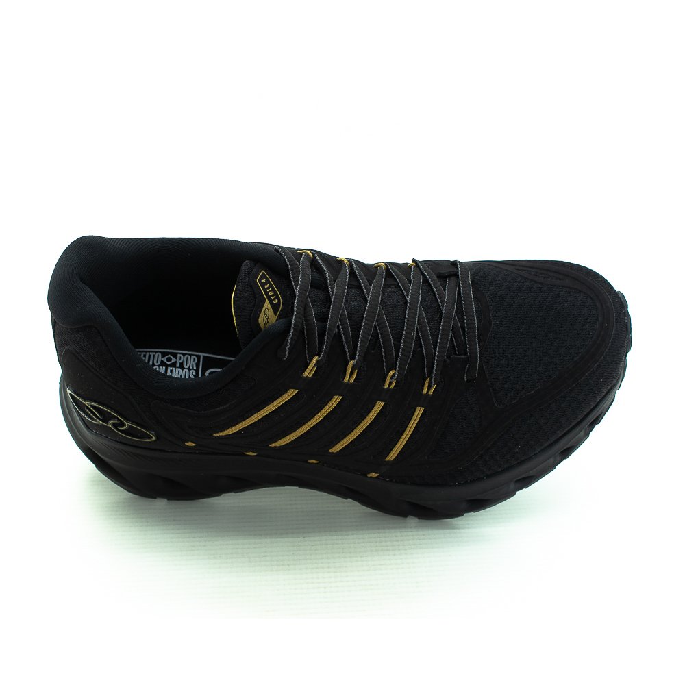 Tênis Masculino Olympikus Cyber4 - Preto Preto 5