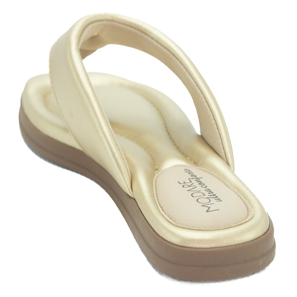 Chinelo Feminino Modare 7212.102 - Dourado Dourado 3