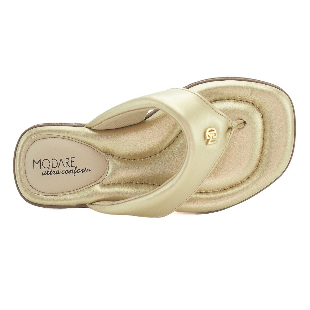 Chinelo Feminino Modare 7212.102 - Dourado Dourado 5