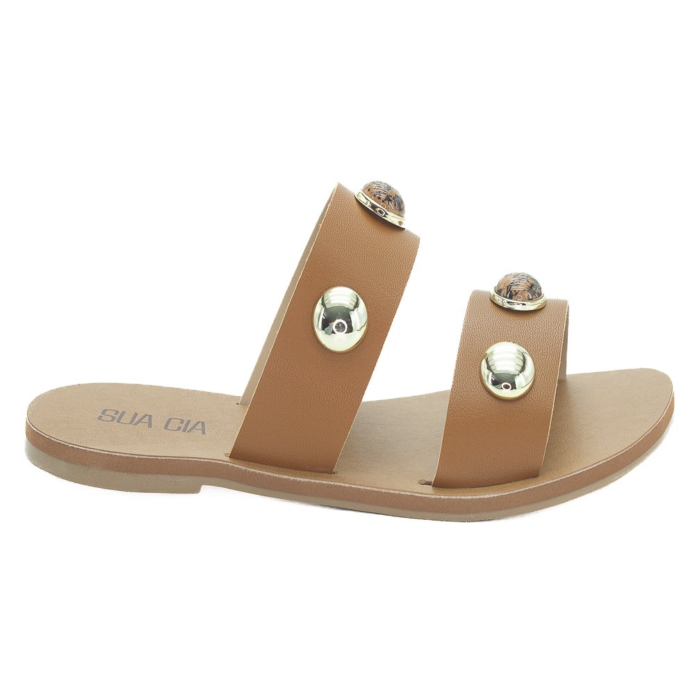 Rasteira Feminina Sua Cia 8395.16142 - Marrom