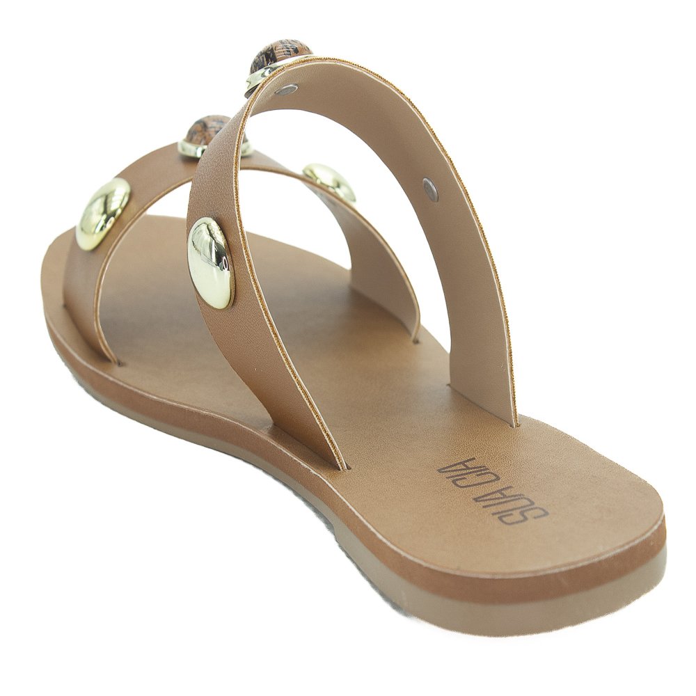 Rasteira Feminina Sua Cia 8395.16142 - Marrom Marrom 3