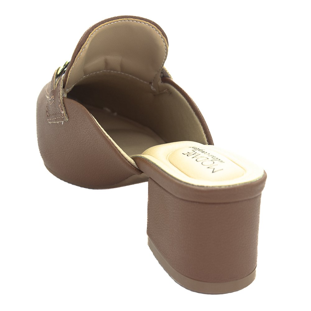Mule Feminino Modare 7340.124 - Marrom Marrom 3