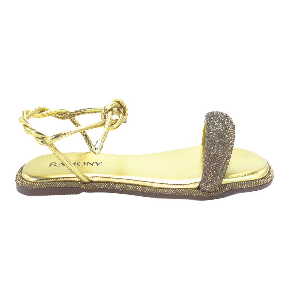 Sandália Feminina Ramony 8075/119 - Dourado