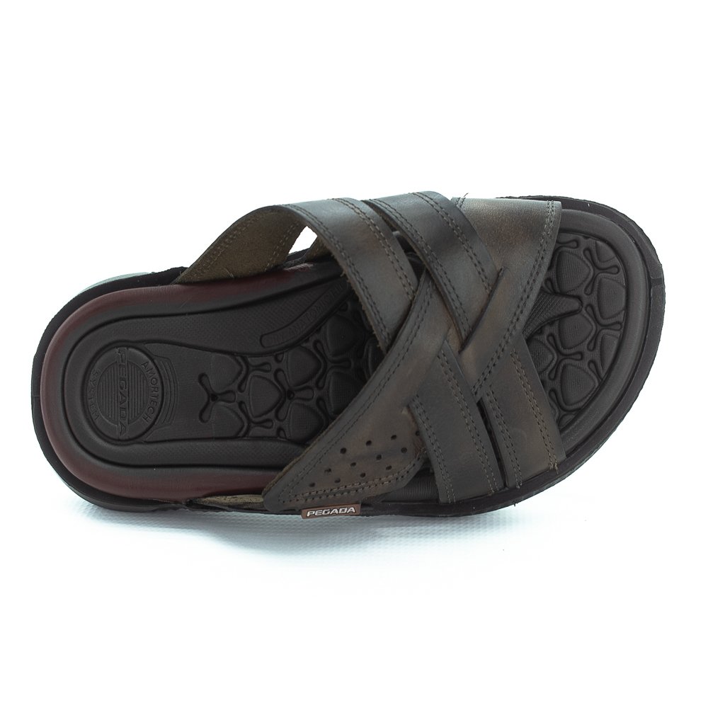 Chinelo Masculino Pegada 133151-02 - Marrom Marrom 5