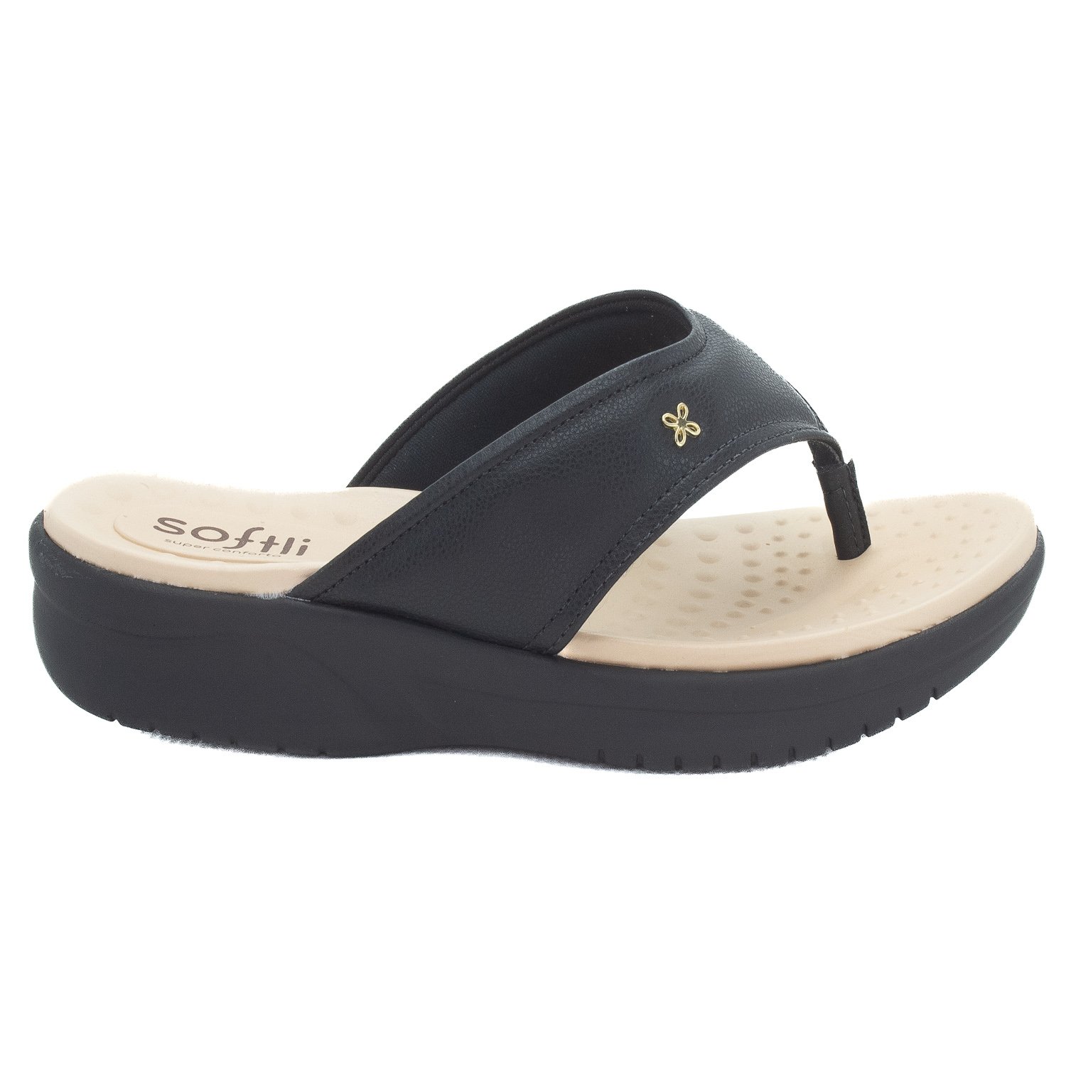 Tamanco Feminino Softli 10009.10040 - Preto