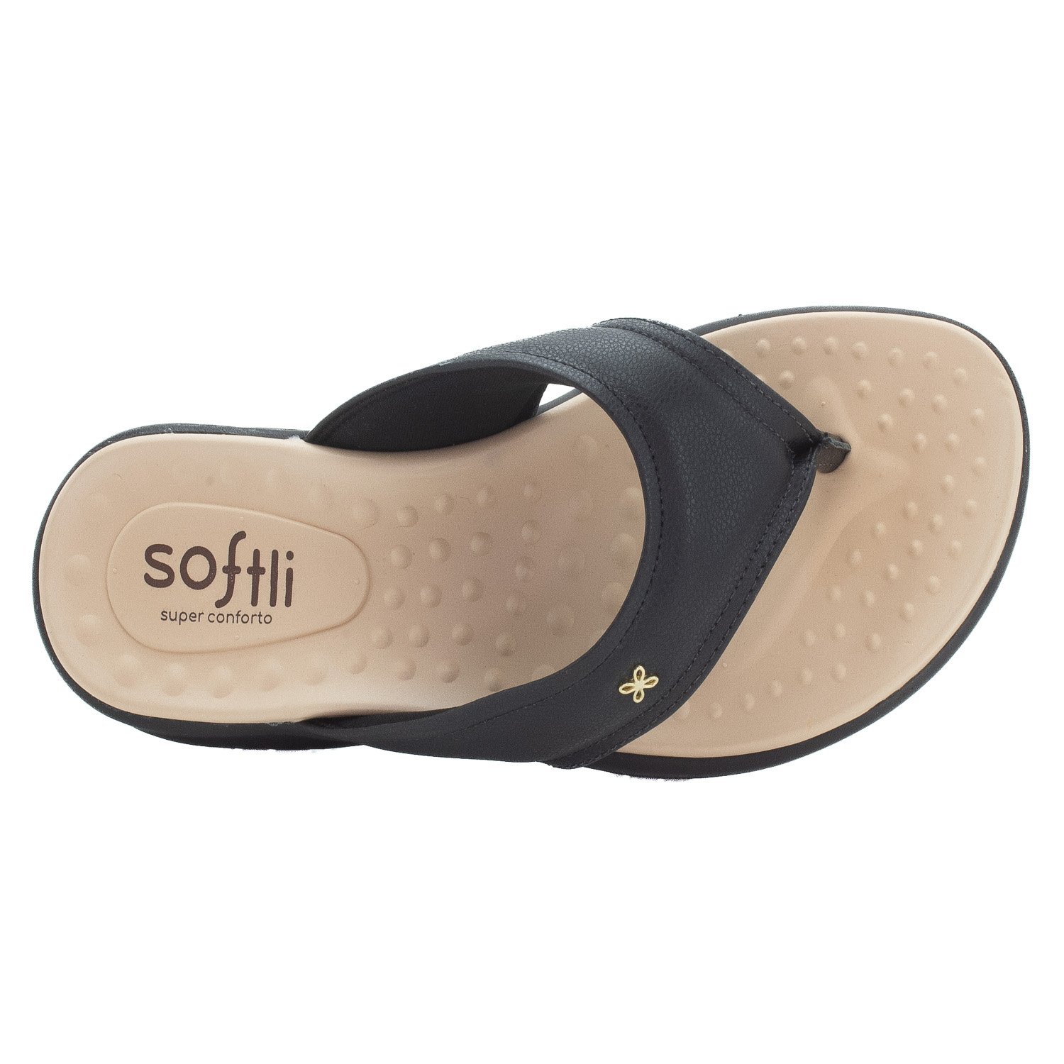 Tamanco Feminino Softli 10009.10040 - Preto Preto 5