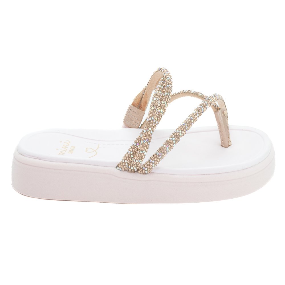 Chinelo Infantil Menina Mini Sua Cia 9158.52121 - Cobre