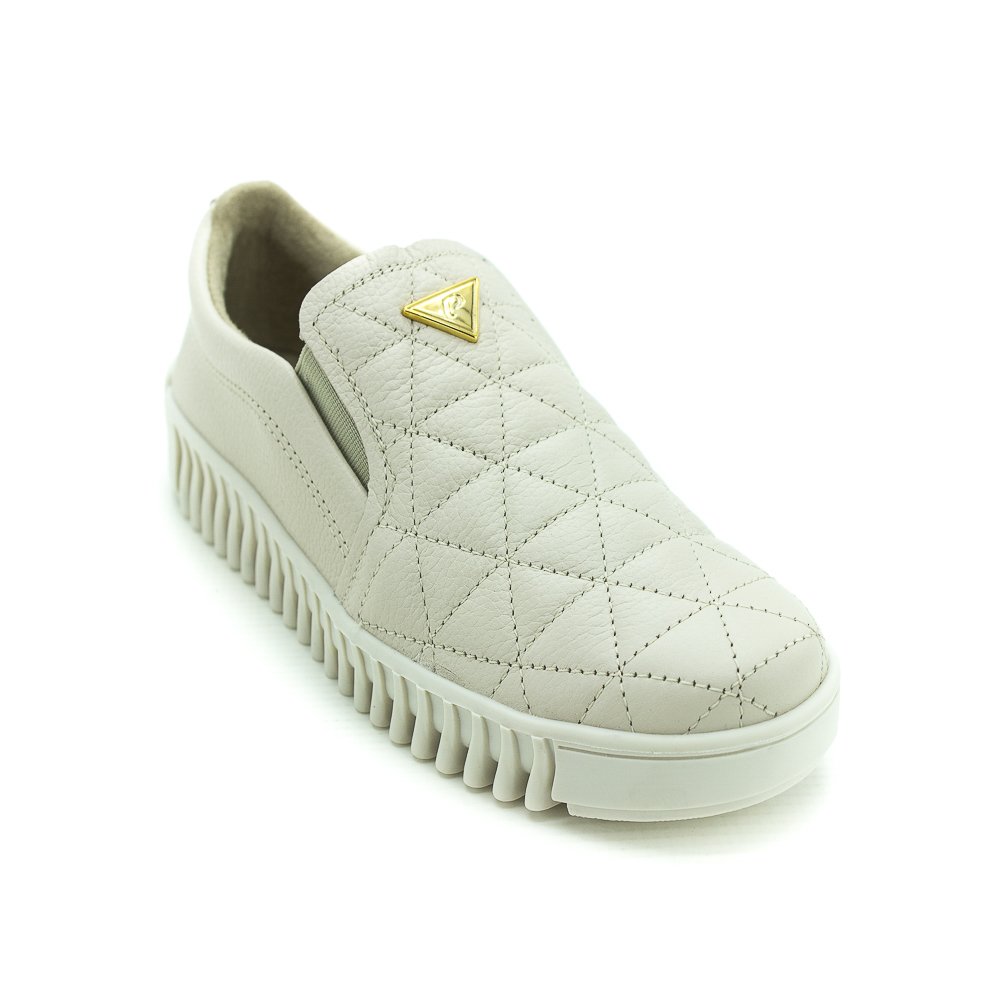 Tênis Slip On Feminino Pegada 210515-02 - Off White Branco 2