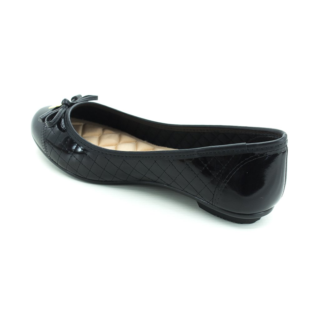 Sapatilha Feminina Moleca 5027.1407 - Preto Preto 3