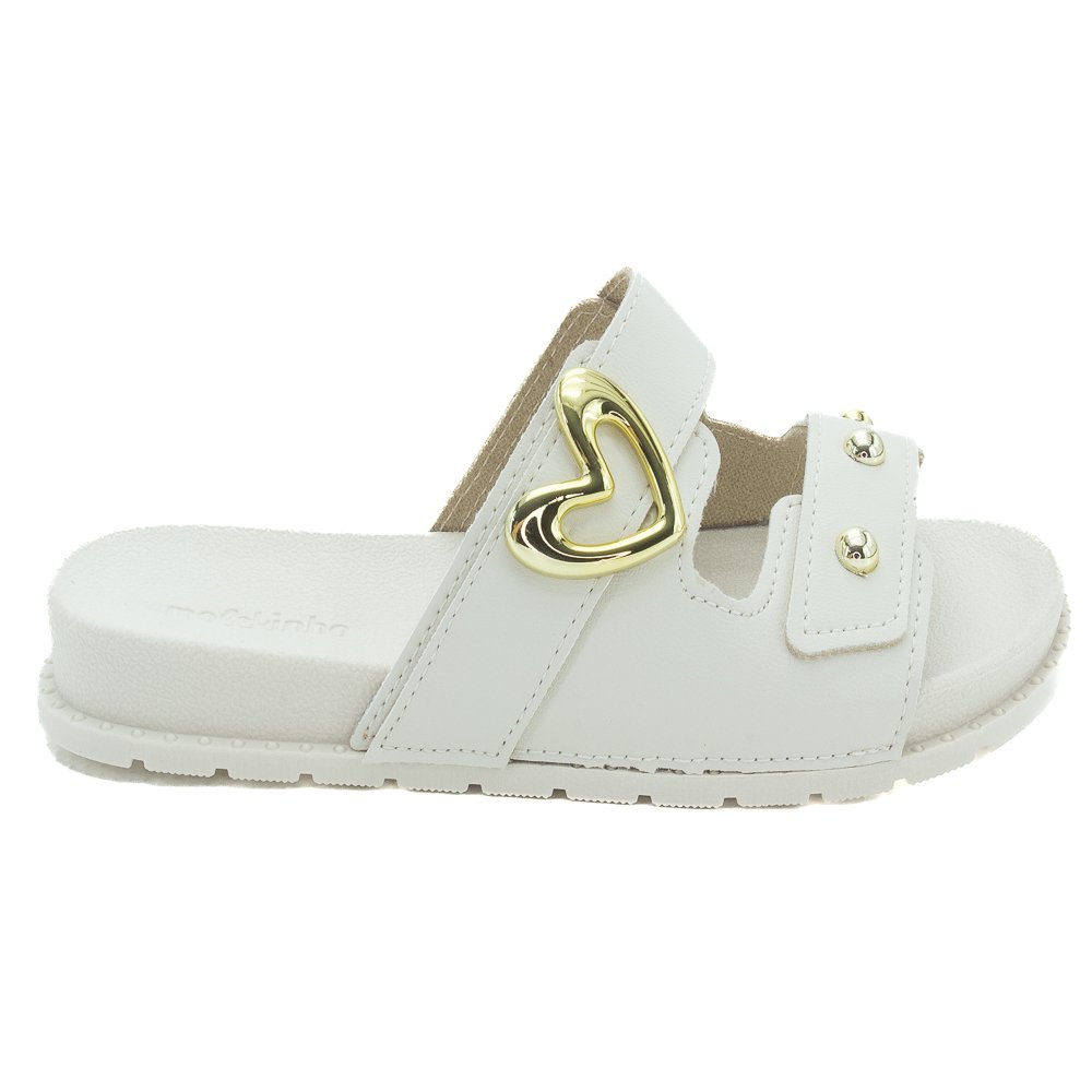 Chinelo Infantil Menina Molekinha 2341.127 - Branco