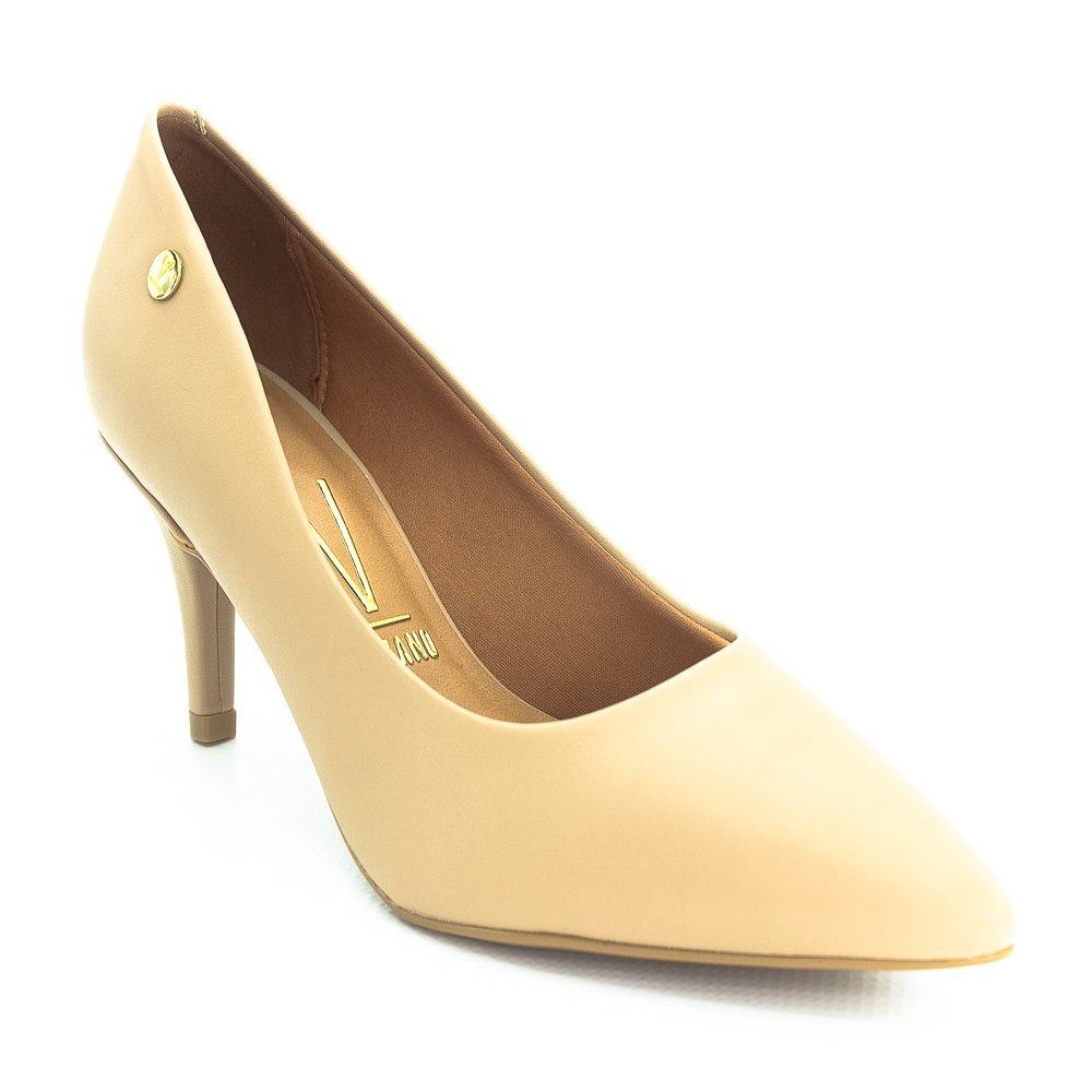 Scarpin Feminino Vizzano 1185.702 - Bege Bege 2