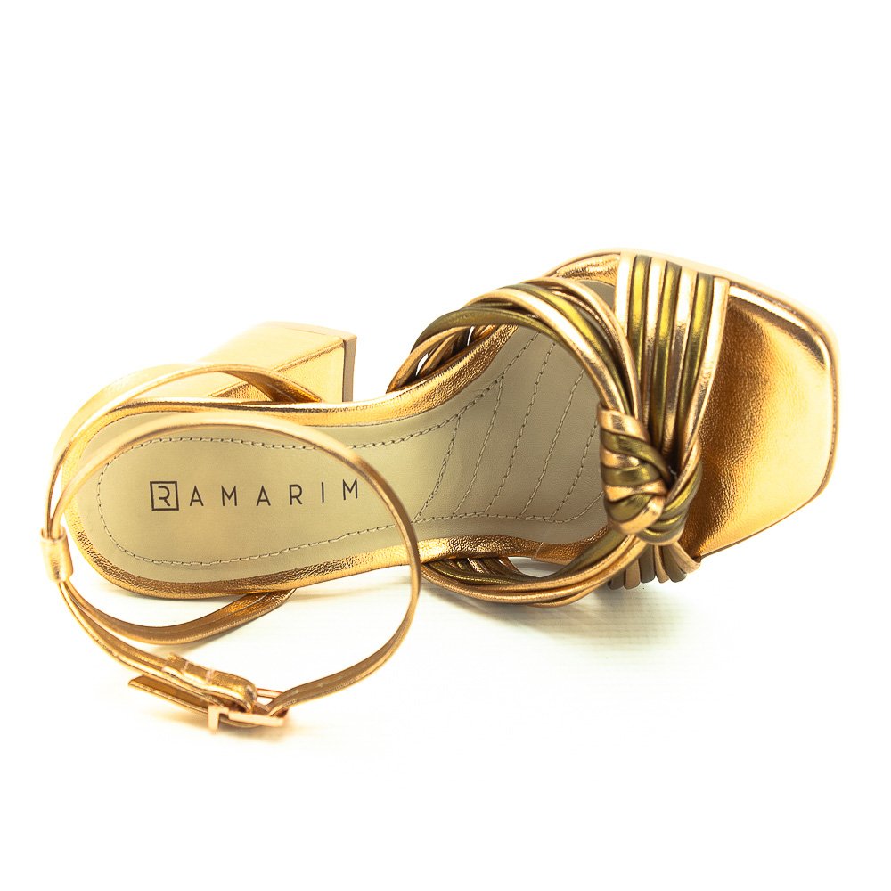 Sandália Feminina Ramarim 24-41204 - Bronze Marrom 5