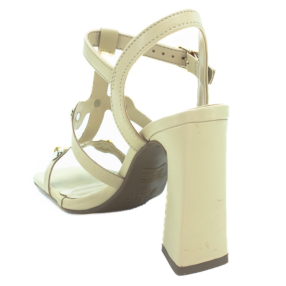 Sandália Feminina Via Marte 150-018-01 - Creme Bege 3