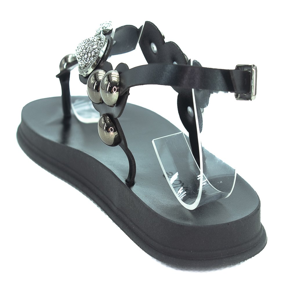 Papete Feminina Miss Love Pr-151 - Preto Preto 3