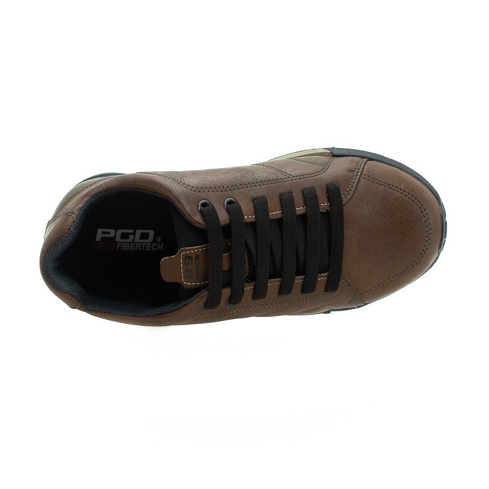 Sapatênis Masculino Pegada 172201-05 - Marrom Marrom 5