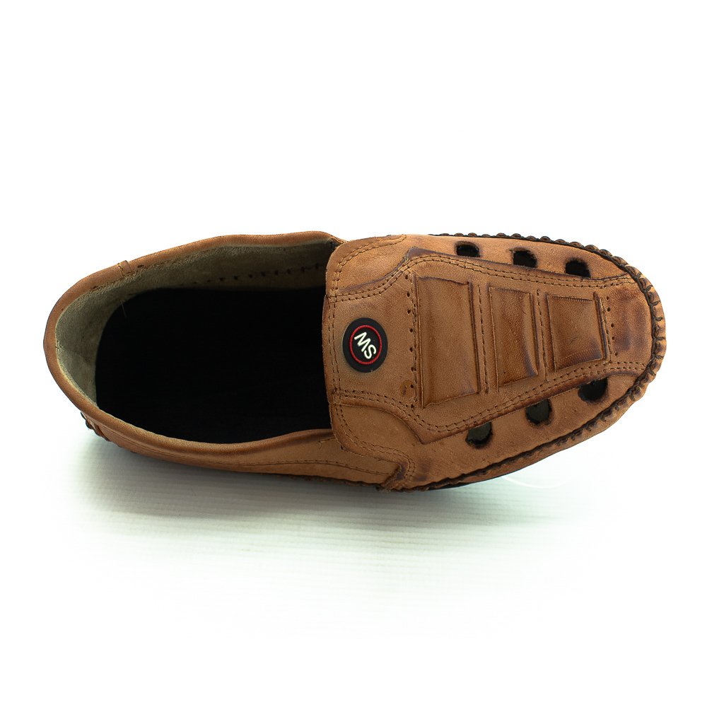 Mocassim Masculino Steff Way 1410-107 - Marrom Marrom 5
