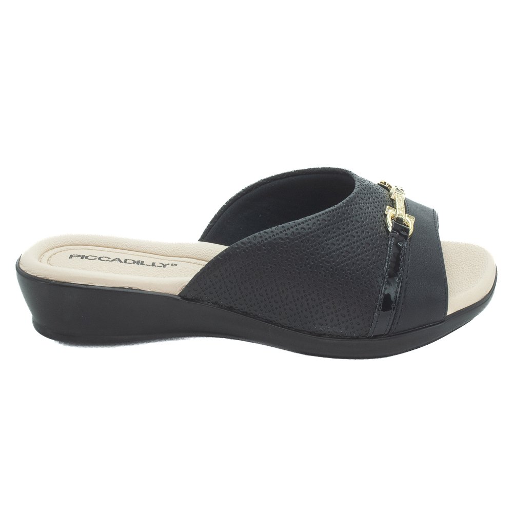 Chinelo Feminino Piccadilly 500404-6 - Preto