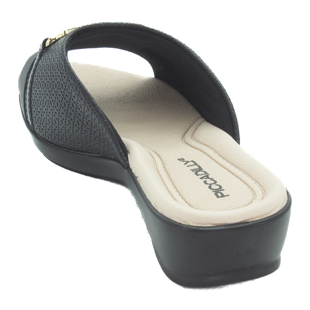 Chinelo Feminino Piccadilly 500404-6 - Preto Preto 3