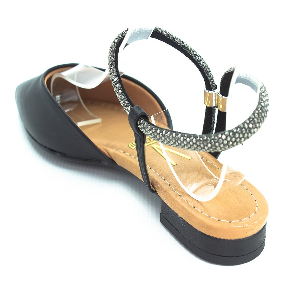Sapatilha Feminina Vizzano Slingback 1206.1003 - Preto Preto 3