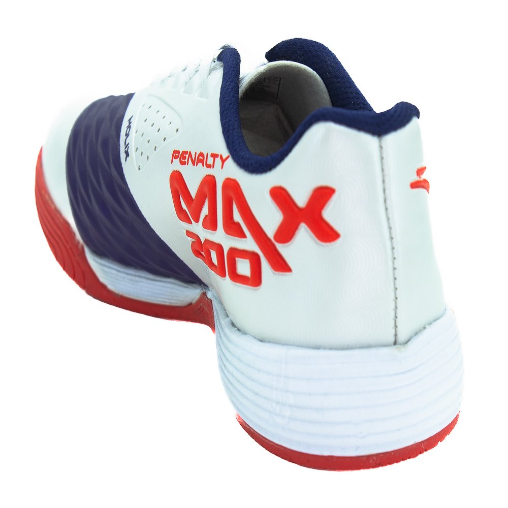 Chuteira Futsal Infantil Menino Penalty Max 200 Y-1 - Branco Branco 3