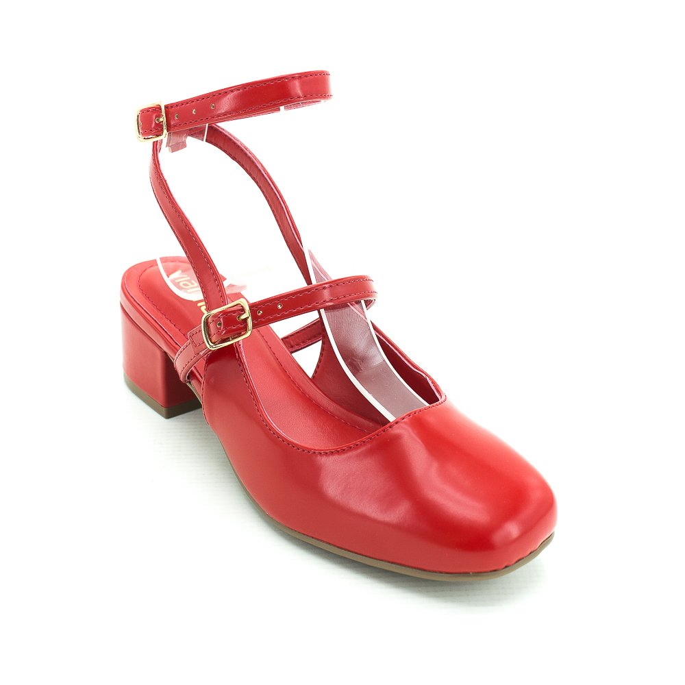 Sapato Feminino Via Marte 070-001-01 - Vermelho