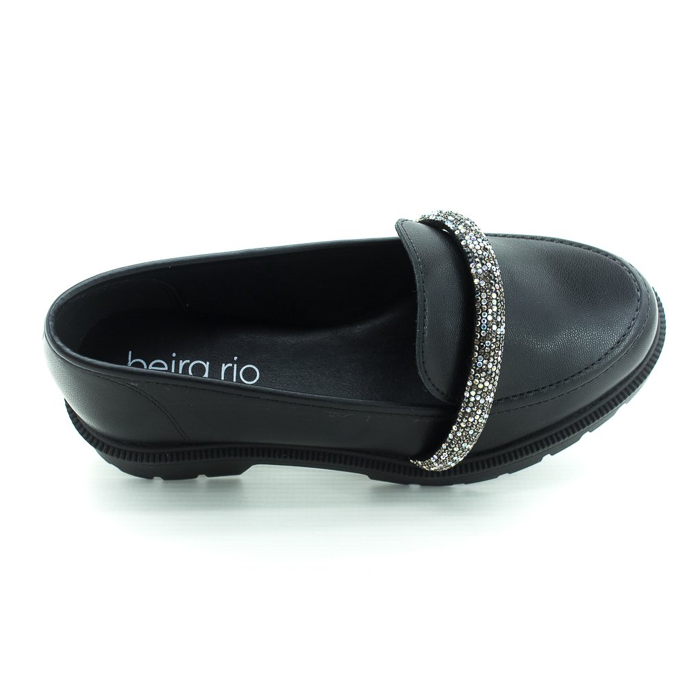 Mocassim Feminino Beira Rio 4283.117 - Preto Preto 5