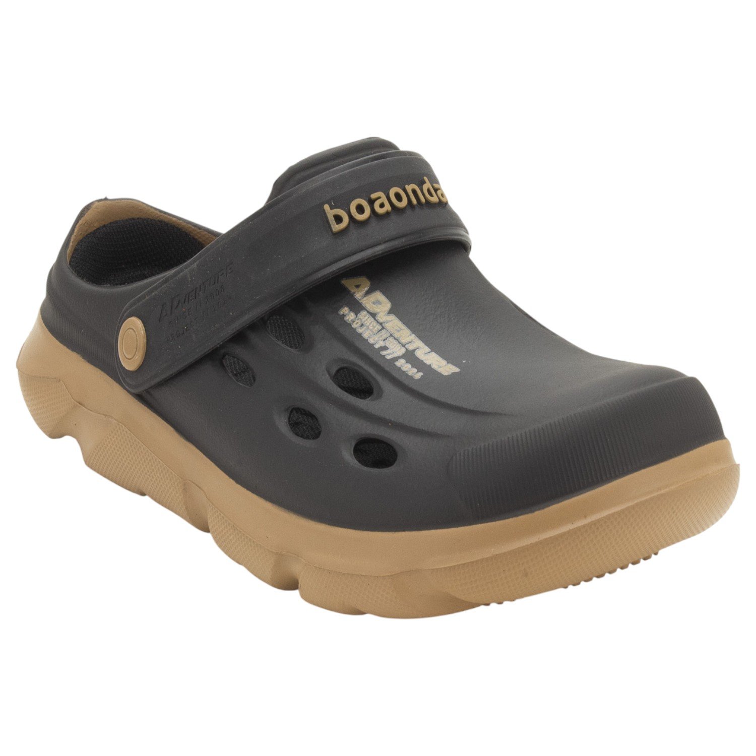 Babuche Masculino Boaonda Adventure - Preto Preto 2