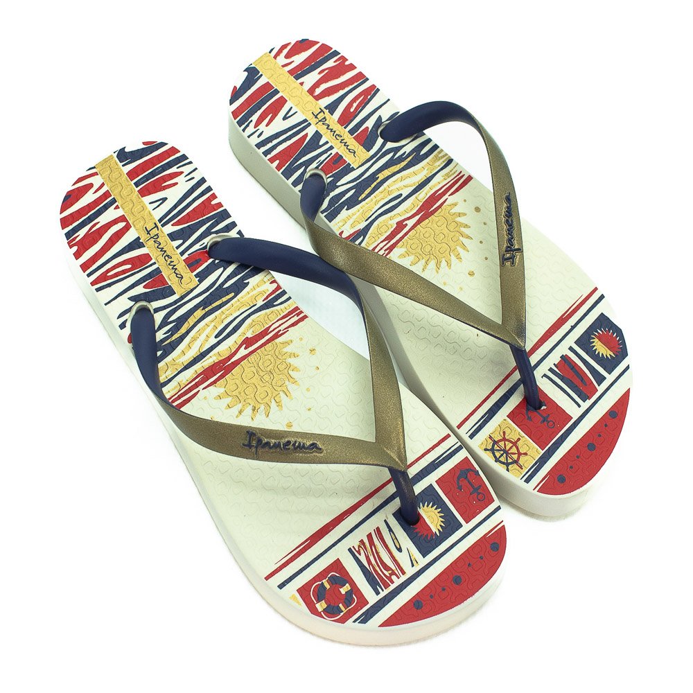 Chinelo Feminino Ipanema Navy - Bege