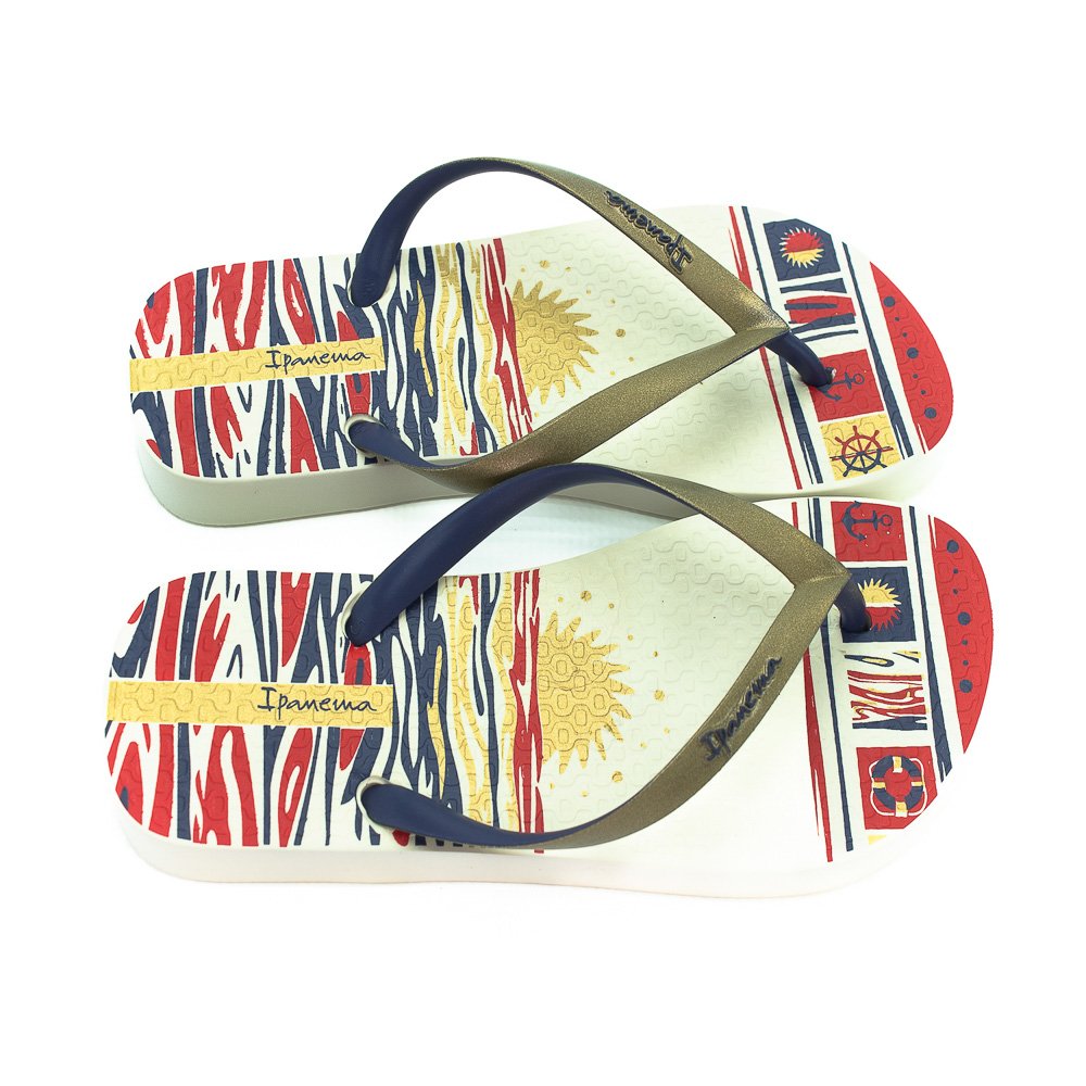 Chinelo Feminino Ipanema Navy - Bege Bege 2
