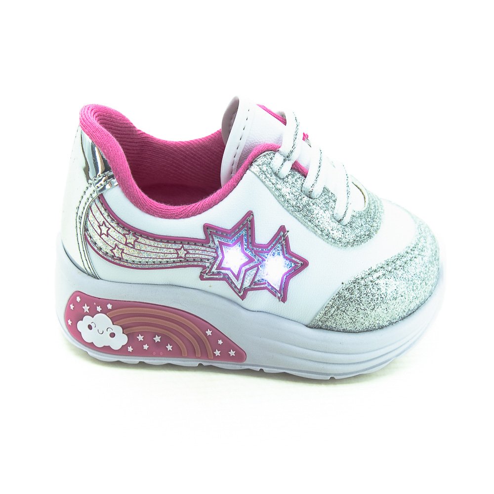 Tênis Infantil Menina Molekinha 2731.307 - Branco